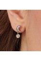 Orecchini Brosway Chakra Luna Cristallo Acciaio BHKE180