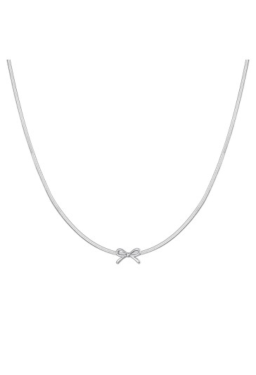 Collana Donna Fiocco Acciaio Anallergico Luca Barra CK2062