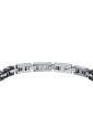 Bracciale Uomo Luca Barra Ceramica Nera Acciaio Anallergico BA1647