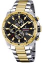 Orologio Festina Cronografo Quadrante Nero Datario Cinturino Acciaio Bicolore Uomo F20562/4
