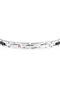 Bracciale Sector Acciaio Ceramica Diamanti Naturali Lunghezza 22cm Uomo SAFR45