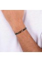 Bracciale Sector Acciaio Bicolore Ceramica Diamante Naturale Lunghezza 22cm Uomo SAFR47