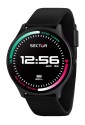 Smartwatch Orologio Sector S-06 Acciaio Cinturino Silicone Nero Misure 51x45 mm R3251551001