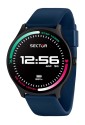 Smartwatch Orologio Sector S-06 Acciaio Cinturino Silicone Blu Misure 51x45 mm R3251551002