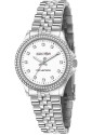 Orologio Sector Modello 230 Solo Tempo Datario Quadrante Bianco Cristalli Acciaio Misura 32 mm Donna R3253161538