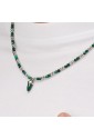 Collana Brosway Riptide Sfere Acciaio Cornetto Malachite Verde Amuleto Portafortuna BTD002