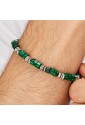 Bracciale Brosway Riptide Acciaio Malachite Verde Misura 19cm Uomo BTD010