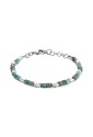 Bracciale Brosway Riptide Acciaio Pietra Turchese Ricostruita Misura 19cm Uomo BTD012