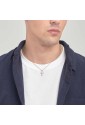 Collana Brosway Backlinere Catena Acciaio Lucido Satinato Crocefisso Misura 48cm BBC04