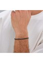 Bracciale Brosway Avantgarde Tennis Cubic Zirconia Neri Acciaio Misura 20cm Uomo BVD33