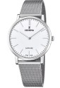 Orologio Festina Swiss Made Solo Tempo Piatto Quadrante Bianco Uomo F20014/1