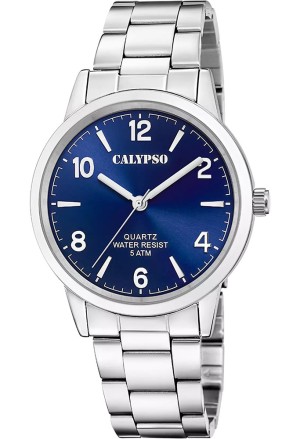 Orologio Calypso Solo Tempo 5ATM Quadrante Blu Uomo K5858/3