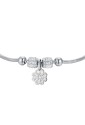 Bracciale Quadrifoglio Luca Barra Cristalli Acciaio Anallergico Bambina JB182