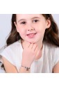 Bracciale Bambina Luca Barra Acciaio Corona Cristalli Bianchi JB184