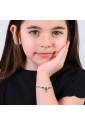 Bracciale Bambina Luca Barra Acciaio Farfalla Cristalli Bianchi JB181