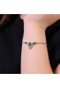 Bracciale Bambina Luca Barra Acciaio Farfalla Cristalli Bianchi JB181