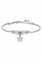 Bracciale Stella Luca Barra Cristalli Acciaio Anallergico Bambina JB180