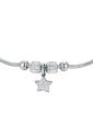 Bracciale Stella Luca Barra Cristalli Acciaio Anallergico Bambina JB180