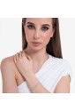 Bracciale Centrale Cuore Rosa Cristalli Bianchi Acciaio Anallergico Luca Barra BK2773