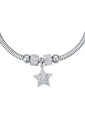 Bracciale Luca Barra Donna Acciaio Stella Cristalli BK1938