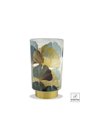 Lampada led Cilindro Decoro Ginkgo Biloba Large Altezza Fantin 30075