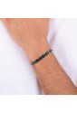 Bracciale Sector Acciaio Ceramica Blu Lunghezza 21cm Uomo SAFR54