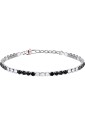 Bracciale Sector Tennis Zirconi Neri White Misura 22 cm Acciaio Uomo SANN55