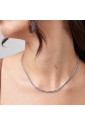 Collana Tennis Girocollo Brosway Desideri Cubic Zirconia Light Sapphire BEIN026