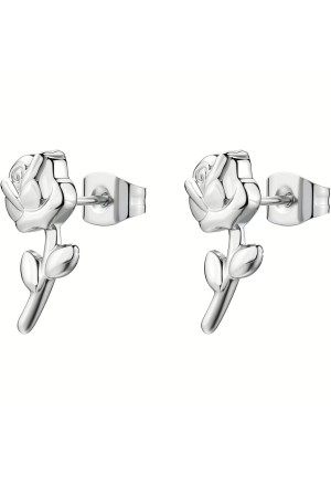 Orecchini Brosway Chakra Rosa A Lobo Significato Amore Istinto Sogno Acciaio BHKE198