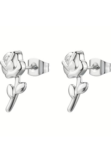 Orecchini Brosway Chakra Rosa A Lobo Significato Amore Istinto Sogno Acciaio BHKE198