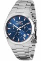 Orologio Sector Modello C300 Cronografo Crono Datario Quadrante Blu Acciaio Misura 42 mm Uomo R3273301003