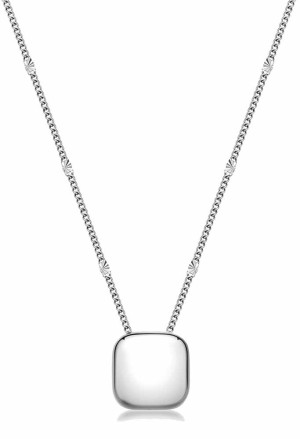 Collana Girocollo Brosway Duse Con Pendente Squadrato Acciaio BUE01
