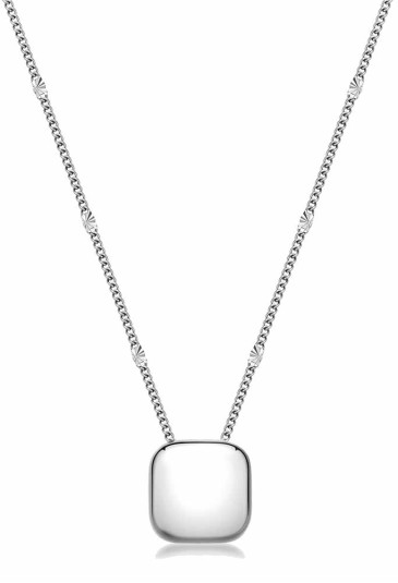 Collana Girocollo Brosway Duse Con Pendente Squadrato Acciaio BUE01