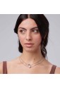 Collana Girocollo Brosway Perfect Doppio Filo Pendente Sfera Perla In Conchiglia Acciaio BPC46