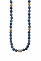 Collana Sodalite Blu Perla Barocca Naturale Sfere Argento Rosa Pezzo Unico Fantasia Monile 6WZHZFM