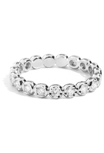 Anello Recarlo Veretta Intera Faceround Oro 18kt Diamanti R66GD013-15