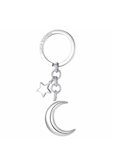 Portachiavi Luna Charm Stella Acciaio Luca Barra PK303