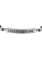 Bracciale Uomo Script Incisione Il Meglio Deve Ancora Venire Acciaio Anallergico Luca Barra BA1660
