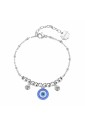 Bracciale Brosway Chakra Mistici Protezione Centrale Occhio Di Nazar Cristalli Misura 18cm Acciaio BHKB273
