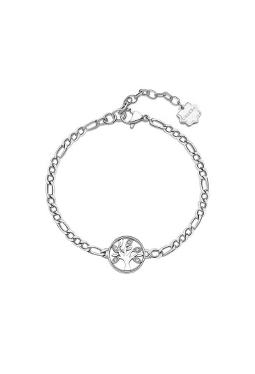 Bracciale Brosway Chakra Albero Della Vita Cristalli Maglia Grumetta Misura 18cm Acciaio BHKB143