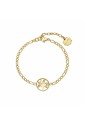 Bracciale Brosway Chakra Albero Della Vita Cristalli Maglia Grumetta Misura 18cm Acciaio Gold BHKB144