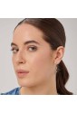 Orecchini Brosway Chakra Serpente Cristallo Acciaio Lunghezza 36mm BHKE192