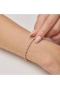 Bracciale Brosway Desideri Tennis Cristalli White Acciaio Gold BEI100