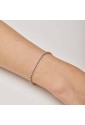 Bracciale Brosway Desideri Tennis Cristalli White Acciaio Gold BEI100
