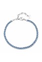 Bracciale Brosway Desideri Tennis Cristalli Celesti Acciaio BEI107
