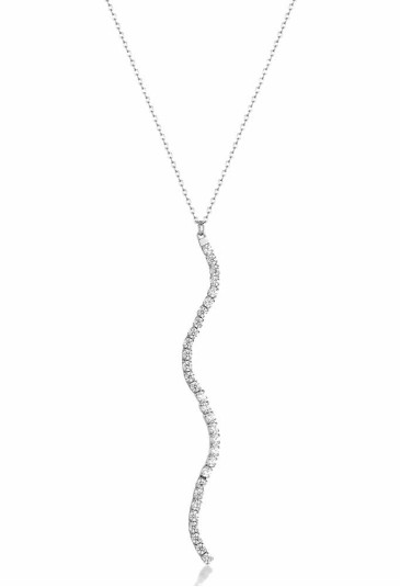 Collana Girocollo Brosway Desideri Pendente Cubic Zirconia White Acciaio BEIN027