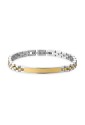 Bracciale Brosway Riptide Piastrina Centrale Acciaio Gold BTD061