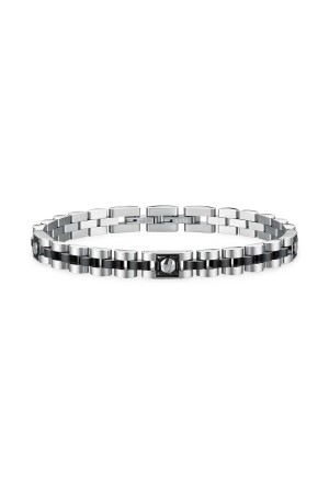 Bracciale Brosway Riptide Elementi A Vite Acciaio Pvd Rutenio BTD064