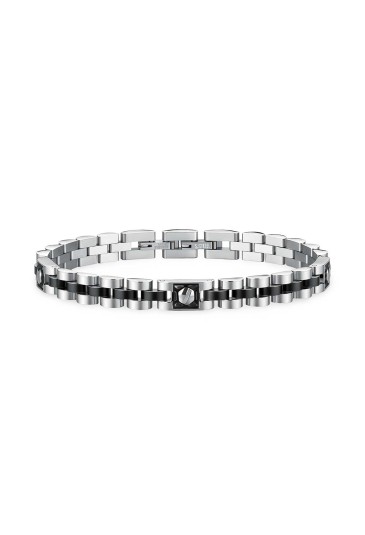 Bracciale Brosway Riptide Elementi A Vite Acciaio Pvd Rutenio BTD064