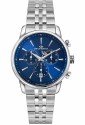 Orologio Philip Watch Anniversary 40mm Cronografo Quadrante Blu Datario Uomo R8273650006